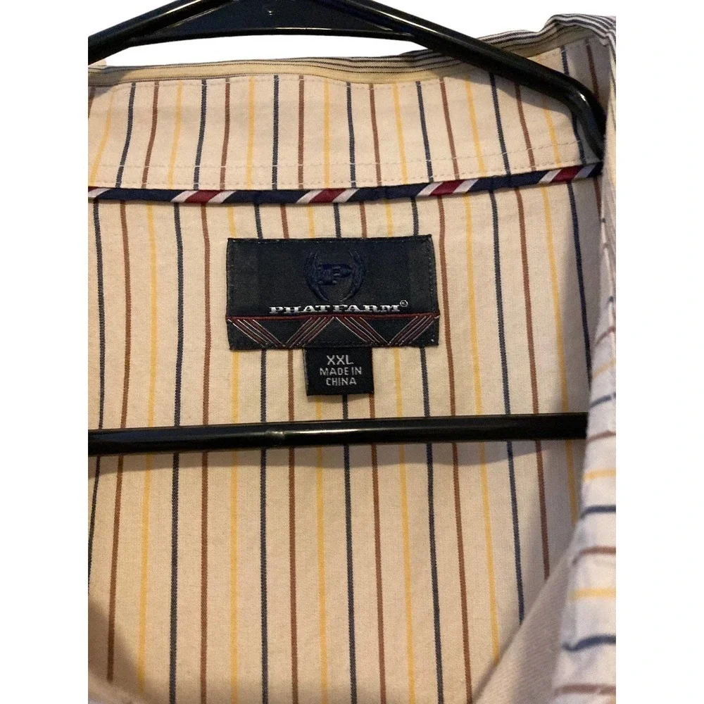 Vintage Phat Farm Men’s Western Style Button Down - XXL
